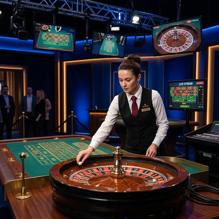 Ruleta en vivo con crupier real Kaleo Casino Evolution Gaming